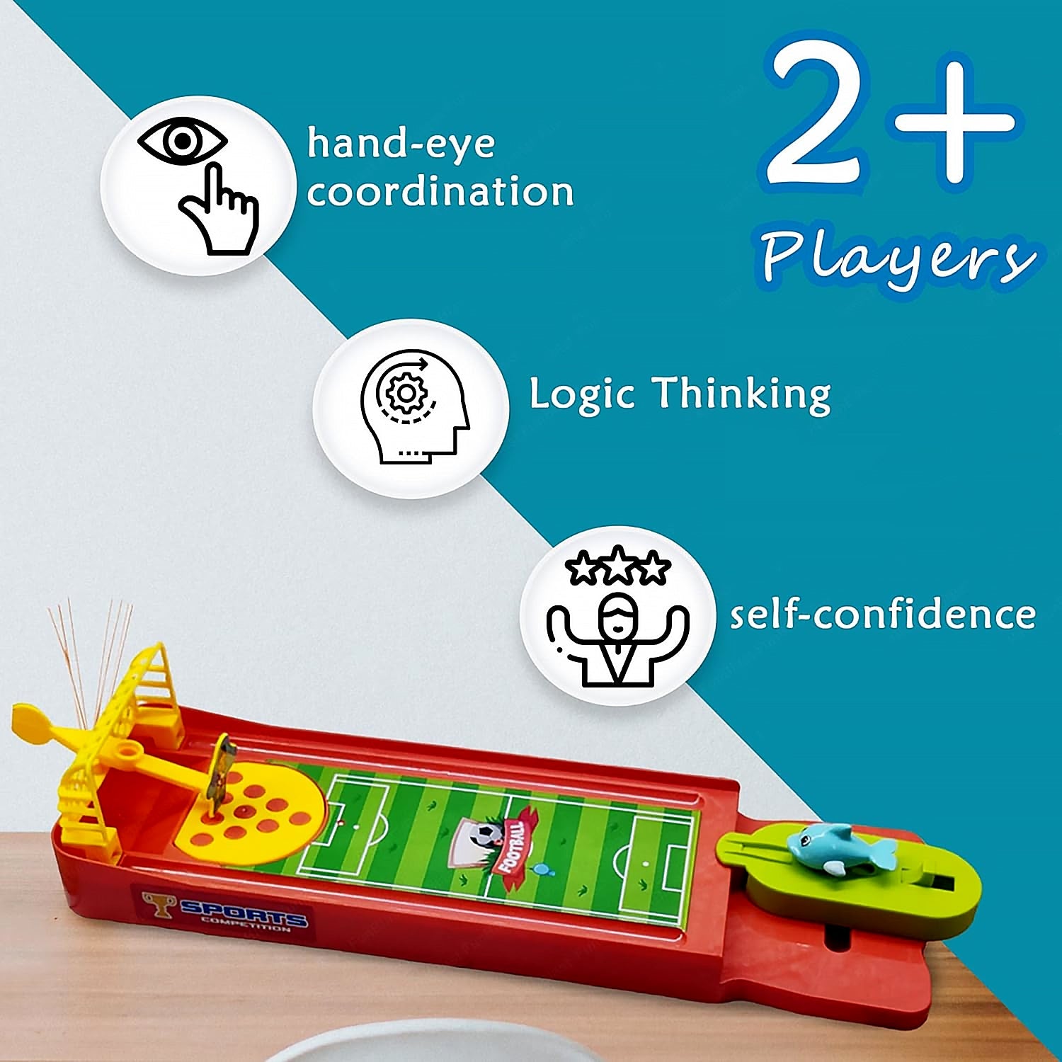 Mini Table Top Finger Football Game for Kids-Desktop Game for Kids & Adults, Fun Indoor Finger Bowling Game for Boys & Girls, Family Board Game Mini Table Top Finger Football Game for Kids-Desktop Game for Kids & Adults, Fun Indoor Finger Bowling Game for Boys & Girls, Family Board Game